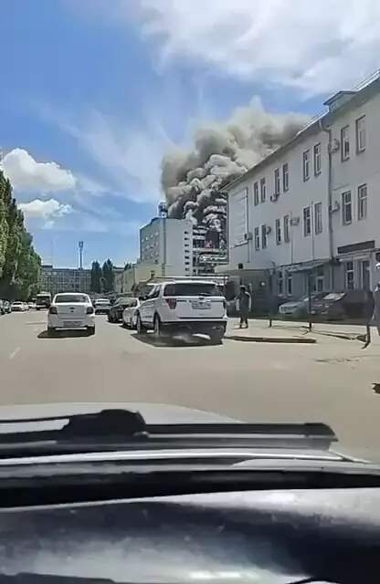 Удар по Воронежскому заводу полупроводников (видео)