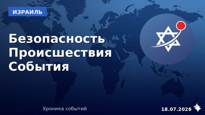 Хроника событий в Израиле — 18 июля 2026, live.israelru.news