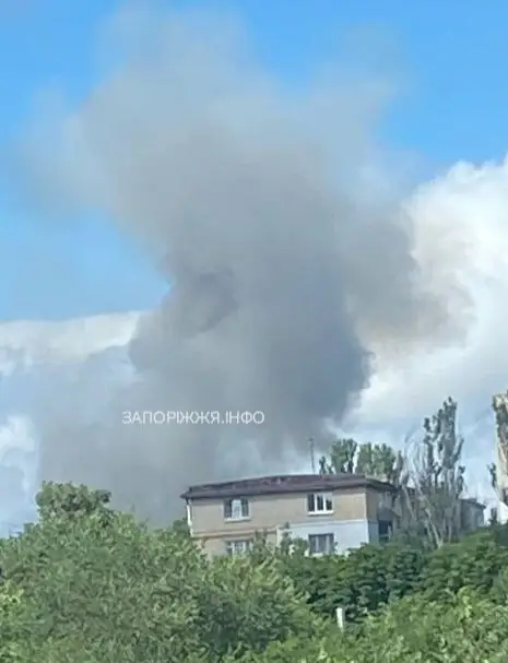 Российские войска нанесли ракетный удар по центральной части Запорожья