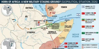 Африканский Рог: новый военный плацдарм? Признание Сомалиленда Израилем — карта Африканского Рога