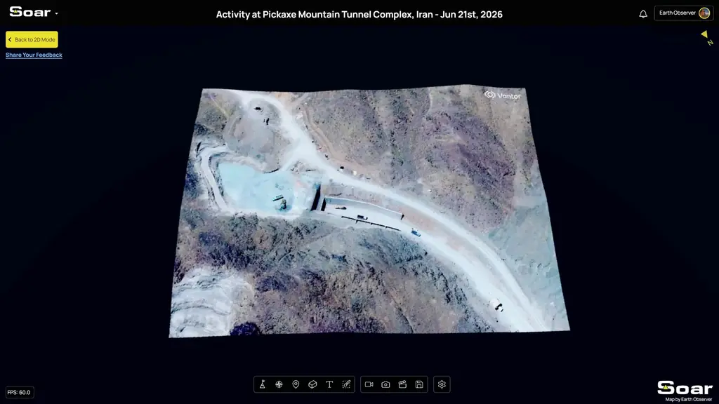 Спутники зафиксировали засыпанные входы в ядерный центр Ирана в Исфахане